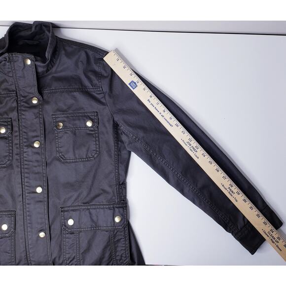 J. CREW Women's Size Medium Downtown Field Utility Jacket Hunter Green in VGUC - Picture 8 of 15